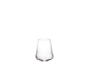 SL RIEDEL Stemless Wings Riesling / Champagne on a white background