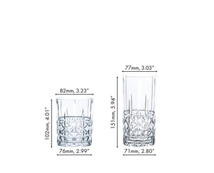 Elegance Long Drink Glasses - Set of 6