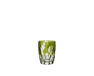 NACHTMANN Prezioso Tumbler - verde filled with a drink on a white background