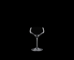 SPIEGELAU Perfect Serve Coupette Glass on a black background