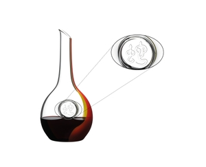 RIEDEL Decanter zodiaco cinese Drago - rosso/giallo 