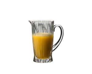 RIEDEL Tumbler Collection Fire Pitcher filled with a drink on a white background