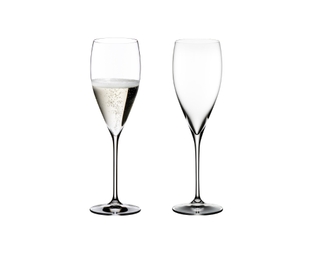 12) RIEDEL RESTAURANT Vinum Cuvee Prestige Champagne Flutes ETCHED