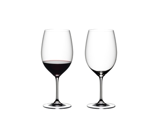 Riedel Vinum Dishwasher Safe Crystal Cabernet Red Wine Glasses w