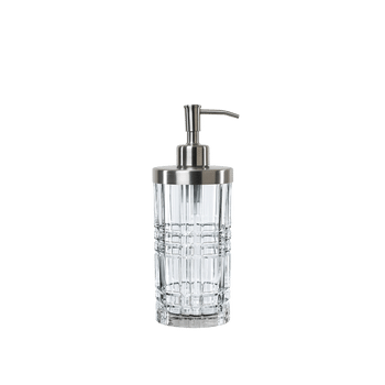 An unfilled NACHTMANN Square Spa Dispenser XL on white background