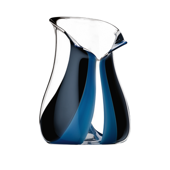 RIEDEL Champagne Cooler Black Tie Blue on a white background