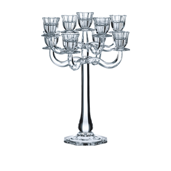 NACHTMANN Ravello 9-Armed Candleholder Clear on a white background