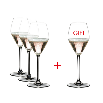 Riedel Vinum Series Champagne Glass 4 piece/Value Pack 4 for 3 