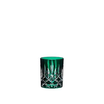 A RIEDEL Laudon Dark Green glass on a white background.