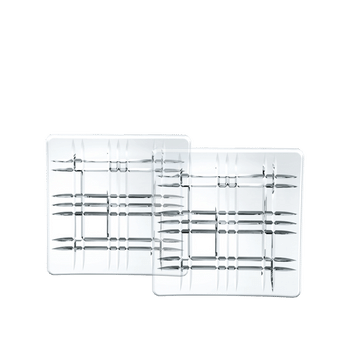 NACHTMANN Square Platte quadratisch (14 cm / 5-1/2 in) auf weißem Hintergrund