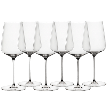 6 SPIEGELAU Definition Universal glasses stand slightly offset side by side