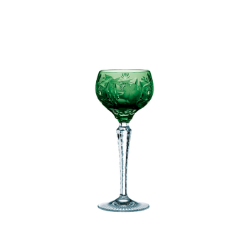 NACHTMANN Traube Wine Hock large emerald green sur fond blanc