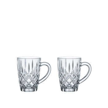 Two unfilled NACHTMANN Noblesse Hot Beverage Mugs side by side on white background