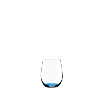 RIEDEL Restaurant O Happy O Azure-Blue con fondo blanco