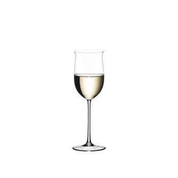 RIEDEL Sommeliers Rheingau filled with a drink on a white background