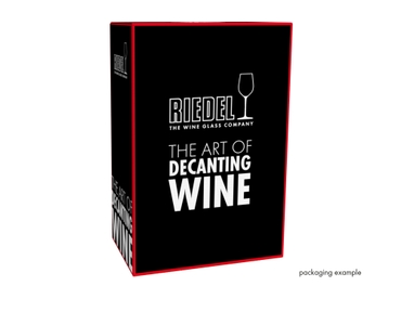 RIEDEL Amadeo Decanter Belgium Edition - Black/Yellow/Red in the packaging