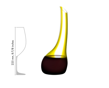 RIEDEL Decanter Cornetto Confetti Yellow R.Q. in relation to another product