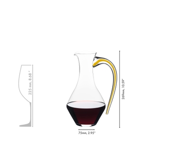 RIEDEL Fatto A Mano Cabernet Magnum Decanter - yellow 