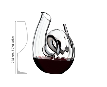 RIEDEL Decanter Curly Fatto A Mano in relation to another product