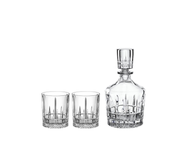 SPIEGELAU Perfect Serve Collection Set filled with a drink on a white background