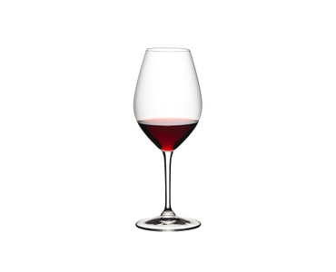 Four RIEDEL Wine Friendly Red Wine Glasses side by side against a white background.