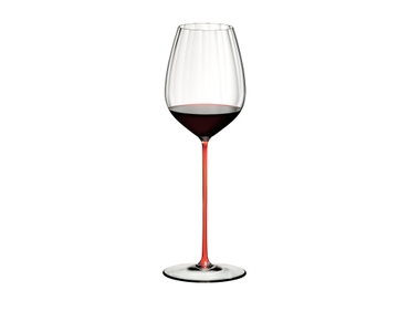 RIEDEL High Performance Cabernet - red filled with a drink on a white background