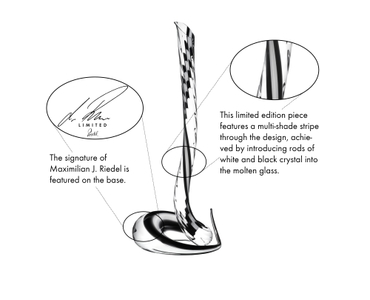 RIEDEL Cobra Magnum Dekanter - Weiß/Schwarz 