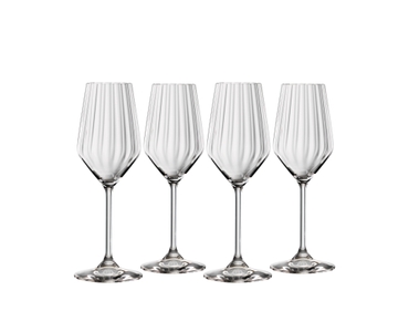 SPIEGELAU LifeStyle Champagne Glass Set on a white background