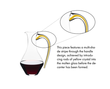 RIEDEL Fatto A Mano Cabernet Magnum Decanter - yellow 
