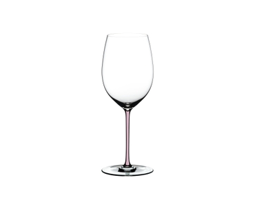RIEDEL Fatto A Mano Cabernet Pink on a white background