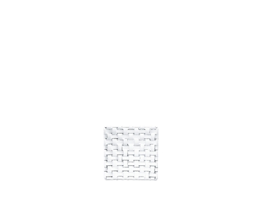 NACHTMANN Bossa Nova Platte - Quadratisch 14cm | 5.5in gefüllt mit einem Getränk auf weißem Hintergrund