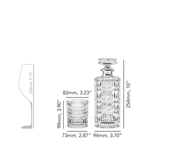 NACHTMANN Ethno Whisky Set mit Karaffe und zwei Tumblern 