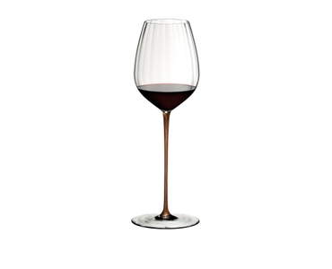 RIEDEL High Performance Cabernet - gold filled with a drink on a white background
