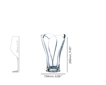 NACHTMANN Calypso Vase - 24cm | 6.063in 