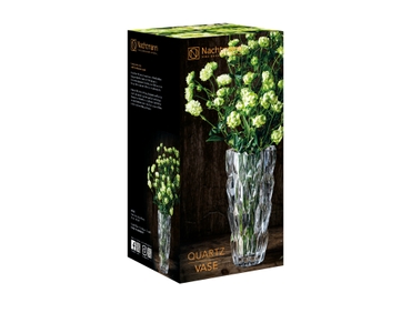 NACHTMANN Quartz Vase (26 cm, 10 1/4 in) in the packaging