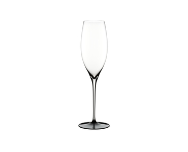 RIEDEL Sommeliers Black Tie Jahrgangschampagner Glas auf weißem Hintergrund