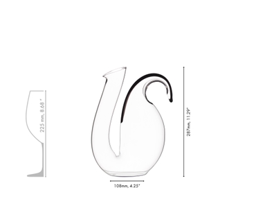 RIEDEL Ayam Decanter - black 