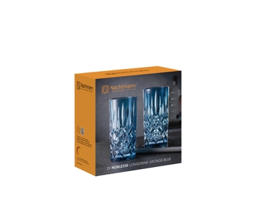 NACHTMANN Noblesse Long Drink - bleu vintage dans l'emballage