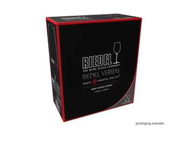 RIEDEL Veritas New World Shiraz in the packaging