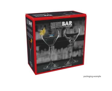 RIEDEL Drink Specific Glassware Nick & Nora Glass in the packaging