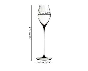 RIEDEL High Performance Bicchiere Champagne Nero 