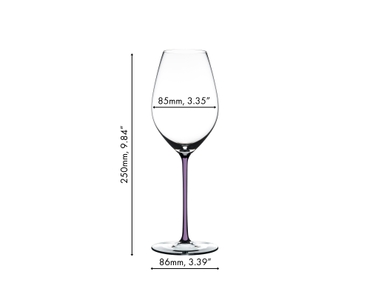 RIEDEL Fatto A Mano Champagner Weinglas - Violett 