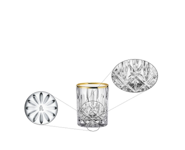 Noblesse Gold Whisky Tumber Set of 2