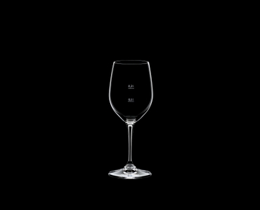 RIEDEL Restaurant Viognier/Chardonnay Pour Line CE con fondo negro