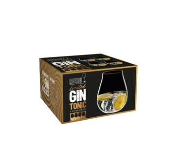 RIEDEL Gin Set Limited Edition Gold Rim in the packaging
