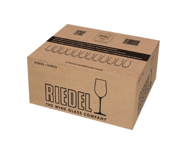 RIEDEL Restaurant O Champagne Glass in the packaging