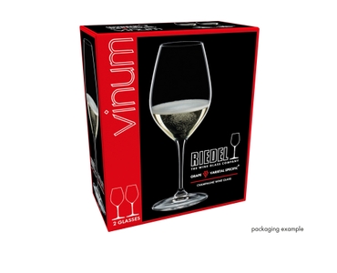 RIEDEL Vinum Champagner Weinglas in der Verpackung