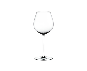 RIEDEL Fatto A Mano Alte Welt Pinot Noir Weiß R.Q. auf weißem Hintergrund