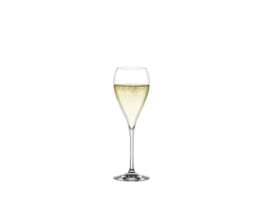 SPIEGELAU Party Champagne filled with a drink on a white background