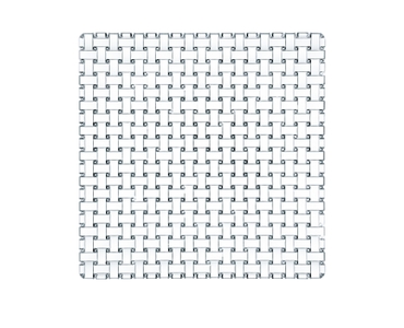 NACHTMANN Bossa Nova Plate square (28 cm / 11 in) on a white background